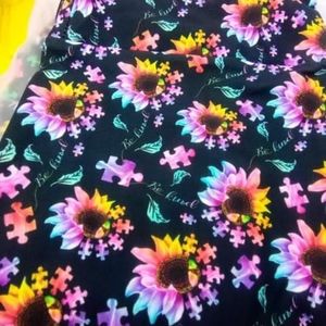 Be kind Autism puzzle piece TC2 legging